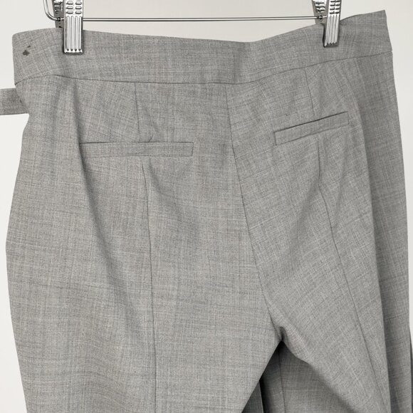 Tibi AW/14 Runway Grey Tropical Wool Pleated Wrap Pants - Picture 9 of 14